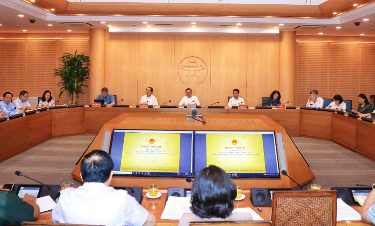 Hà Nội chuẩn bị cho Lễ kỷ niệm, diễu binh, diễu hành 80 năm Quốc khánh 2/9