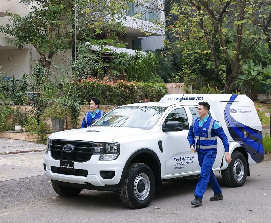 Ford mở rộng dịch vụ lưu động 4 giờ từ Hà Nội tới TP. Hồ Chí Minh