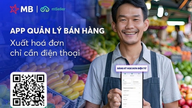 MB tặng miễn phí app quản lý bán hàng, xuất hóa đơn điện tử chỉ cần điện thoại