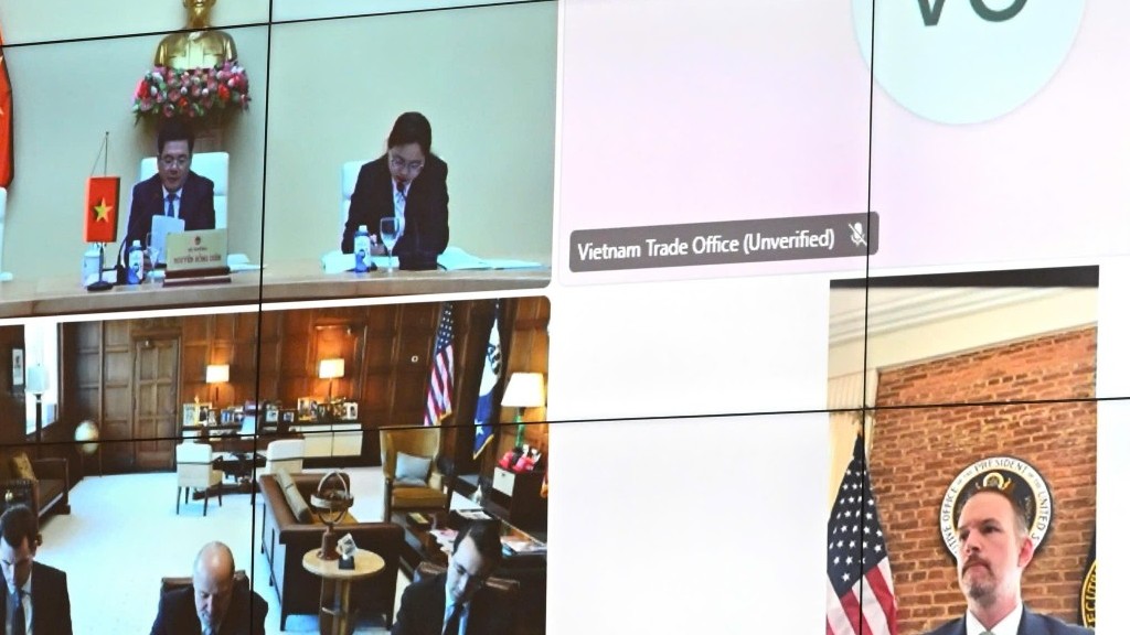 Việt Nam - Hoa Kỳ tiếp tục đàm phán trực tuyến về thương mại đối ứng