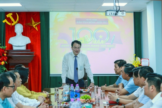 Thứ trưởng Trần Quốc Phương chúc mừng Báo Tài chính – Đầu tư nhân Ngày Báo chí Cách mạng Việt Nam