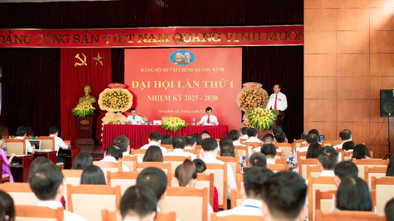 Sở Tài chính Quảng Bình tổ chức Đại hội Đảng bộ lần thứ I