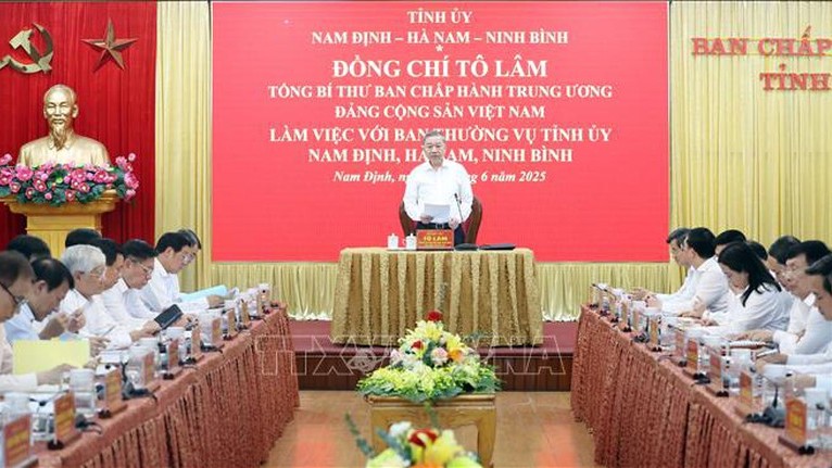 Tổng Bí thư Tô Lâm: Kiến tạo một không gian phát triển hiện đại và năng động với Ninh Bình giữ vai trò trung tâm
