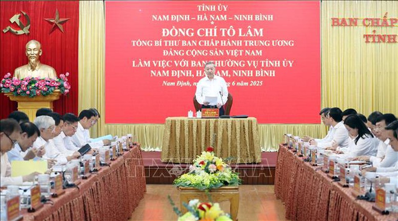 Tổng Bí thư Tô Lâm: Kiến tạo một không gian phát triển hiện đại và năng động với Ninh Bình giữ vai trò trung tâm- Ảnh 2.