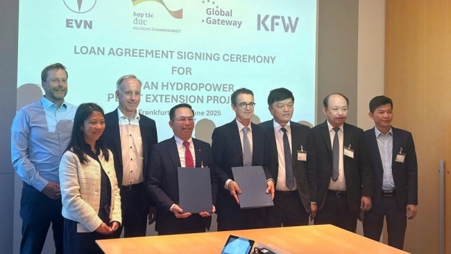 EVN vay Ngân hàng Tái thiết Đức 65 triệu EUR mở rộng Thủy điện Trị An