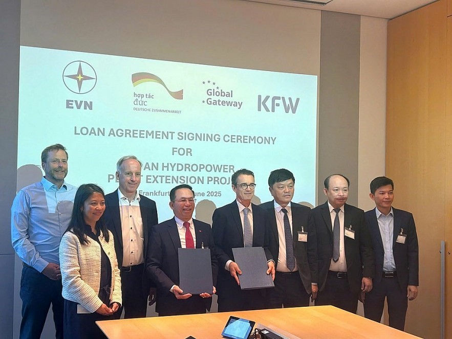 EVN vay Ngân hàng Tái thiết Đức 65 triệu EUR mở rộng Thủy điện Trị An