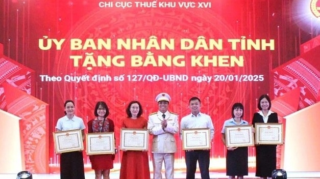 Chi cục Thuế khu vực XVI thu ngân sách đạt gần 63% dự toán năm 2025