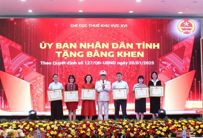 Chi cục Thuế khu vực XVI thu ngân sách đạt gần 63% dự toán năm 2025