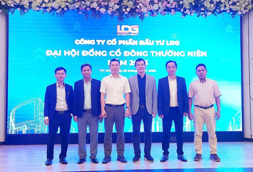 Ông Nguyễn Khánh Hưng xuất hiện tại Đại hội đồng cổ đông thường niên 2025 của LDG