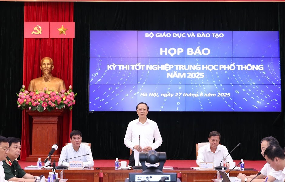 Thi tốt nghiệp trung học phổ thông 2025: Chưa ghi nhận hiện tượng tiêu cực, gian lận có tổ chức