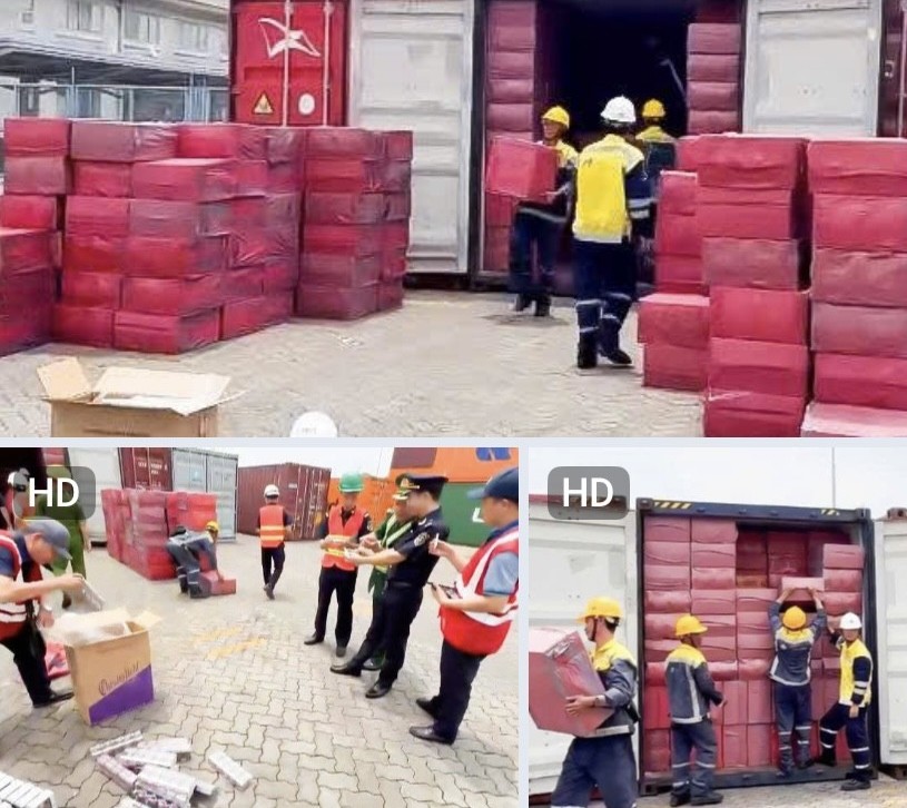 Lật tẩy chiêu trò xuất lậu thuốc lá với thủ đoạn vận chuyển quá cảnh