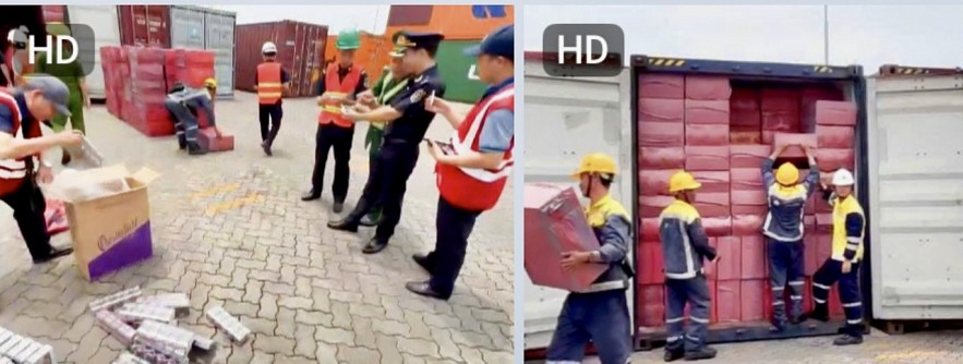 Lật tẩy chiêu trò xuất lậu thuốc lá với chiêu bài quá cảnh, vận chuyển độc lập