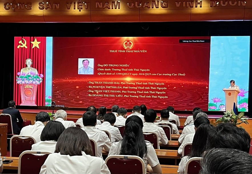 Ông Đỗ Trọng Nghĩa được bổ nhiệm giữ chức Trưởng Thuế tỉnh Thái Nguyên