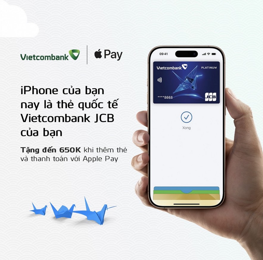 undefined Vietcombank giới thiệu Apple Pay đến chủ thẻ quốc tế Vietcombank JCB