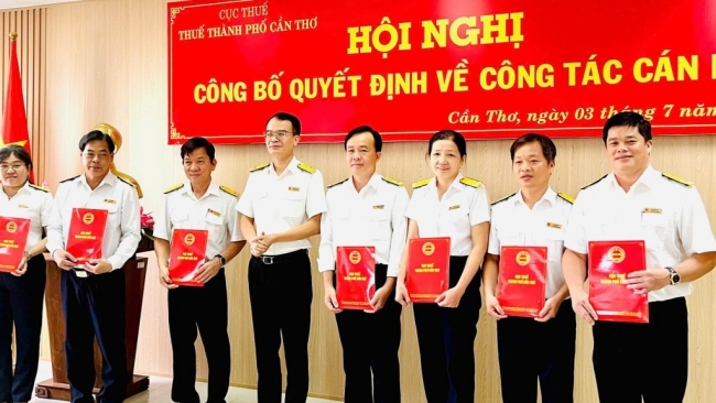 Danh sách lãnh đạo Thuế TP. Cần Thơ sau hợp nhất