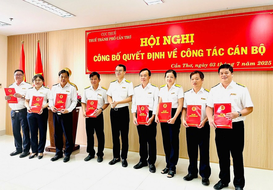 Danh sách lãnh đạo Thuế TP. Cần Thơ sau hợp nhất Danh sách lãnh đạo Thuế TP. Cần Thơ sau hợp nhất