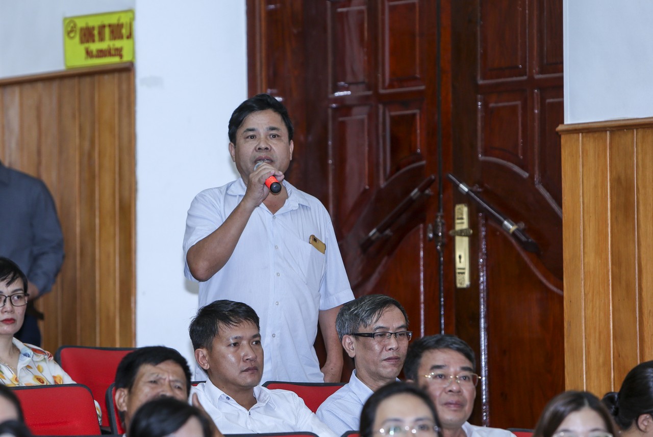 Bộ trưởng Nguyễn Văn Thắng tiếp xúc cử tri Phường Điện Biên Phủ và Phường Mường Thanh