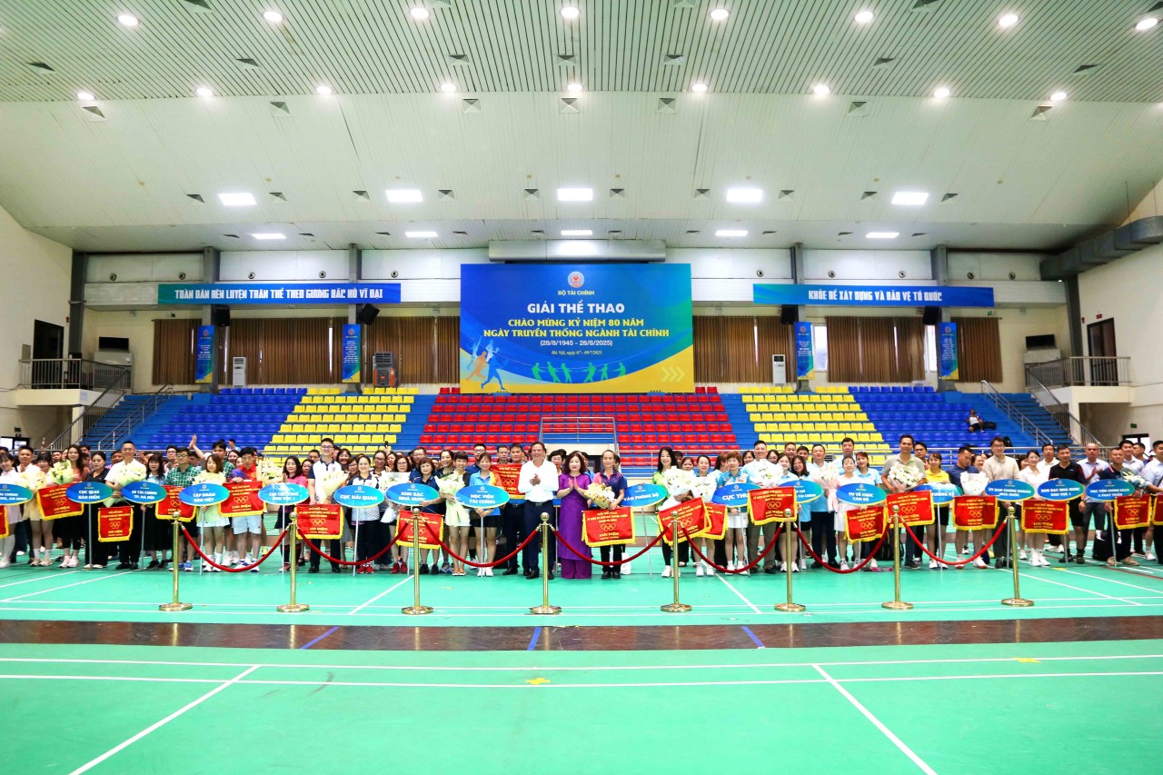 Khai mạc giải thể thao Chào mừng 80 năm ngày Truyền thông ngành Tài chính Việt Nam