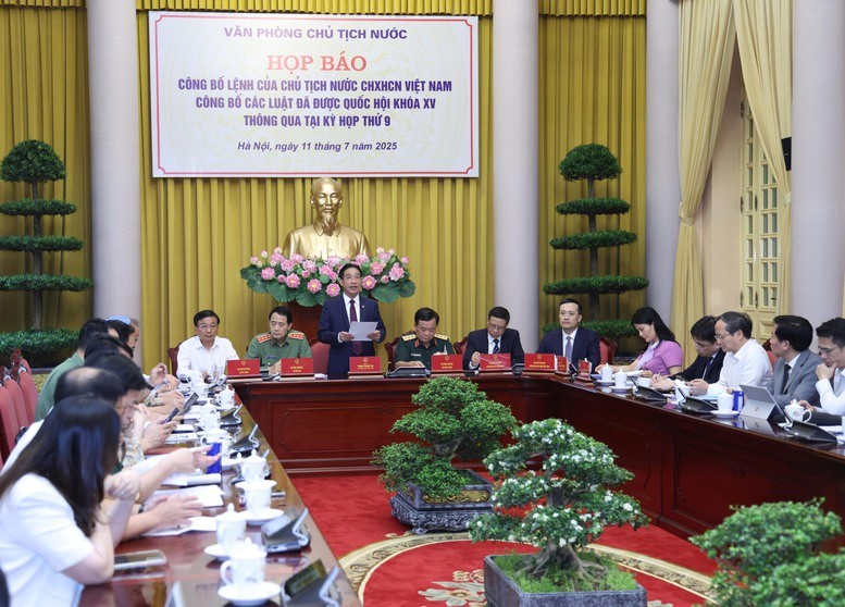 Công bố Lệnh của Chủ tịch nước về 9 Luật vừa được Quốc hội thông qua