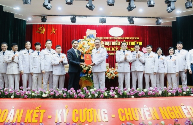 Chi cục Hải quan khu vực VIII tổ chức Đại hội Đại biểu lần thứ XIV, nhiệm kỳ 2025 – 2030