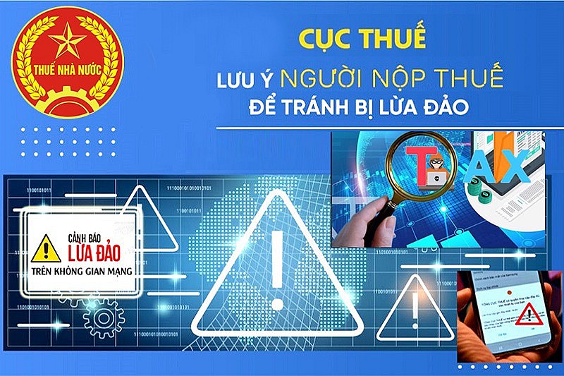 Doanh nghiệp, hộ kinh doanh cảnh giác với hành vi giả mạo cơ quan thuế để lừa đảo, trục lợi Doanh nghiệp, hộ kinh doanh cảnh giác với hành vi giả mạo cơ quan thuế để lừa đảo, trục lợi