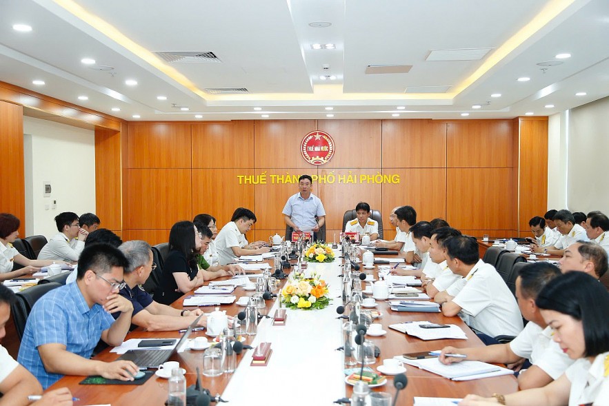 Thuế TP. Hải Phòng phấn đấu hoàn thành vượt dự toán thu ngân sách năm 2025 Thuế TP. Hải Phòng phấn đấu hoàn thành vượt dự toán thu nội địa năm 2025