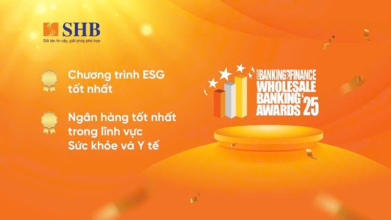 SHB nhận 4 giải thưởng lớn tại Asian Banking & Finance Awards 2025