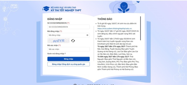 HƯỚNG DẪN NỘP LỆ PHÍ XÉT TUYỂN ĐẠI HỌC NĂM 2025- Ảnh 1.