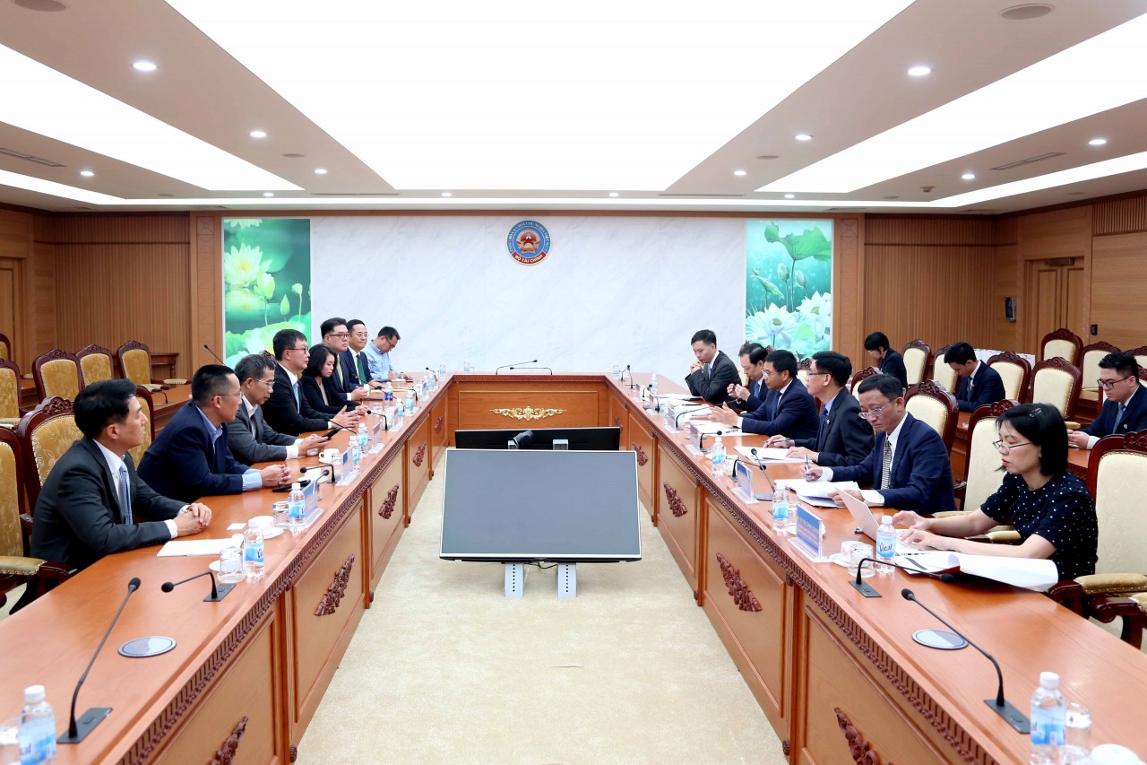 Bộ trưởng Nguyễn Văn Thắng tiếp lãnh đạo Tập đoàn Hana và Dunamu của Hàn Quốc Bộ trưởng Nguyễn Văn Thắng tiếp lãnh đạo Tập đoàn Hana và Dunamu của Hàn Quốc