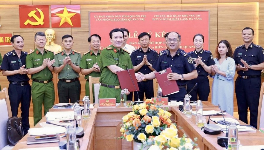 Hải quan khu vực XII hợp tác Công an Quảng Trị chống tội phạm ma tuý và buôn lậu qua biên giới