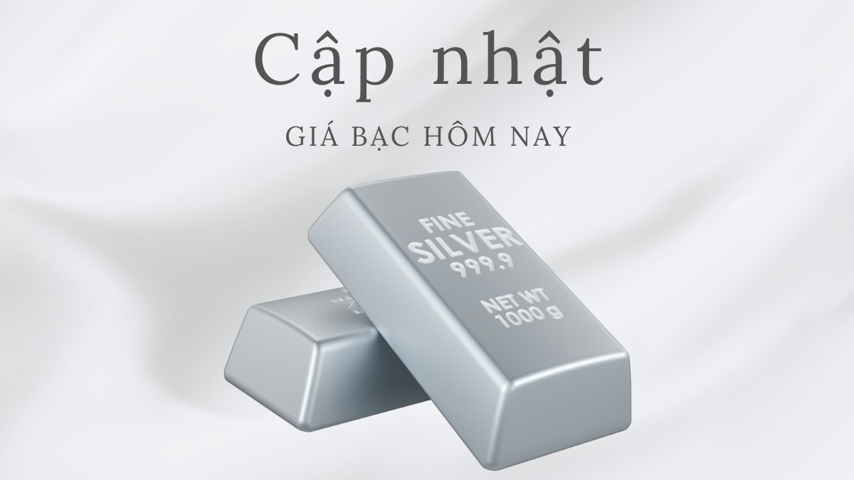 Ngày 2/8: Giá bạc trong nước và thế giới nối đà giảm mạnh phiên thứ 3 liên tiếp
