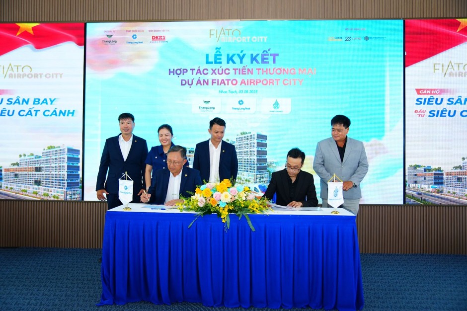 FIATO AIRPORT CITY cất nóc Block Galaxy, ký kết hợp tác thương mại, khẳng định uy tín của Thang Long Real Group