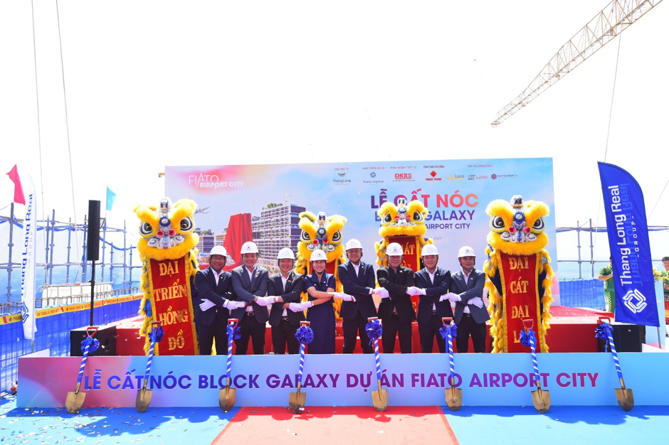 FIATO AIRPORT CITY cất nóc Block Galaxy, ký kết hợp tác thương mại, khẳng định uy tín của Thang Long Real Group