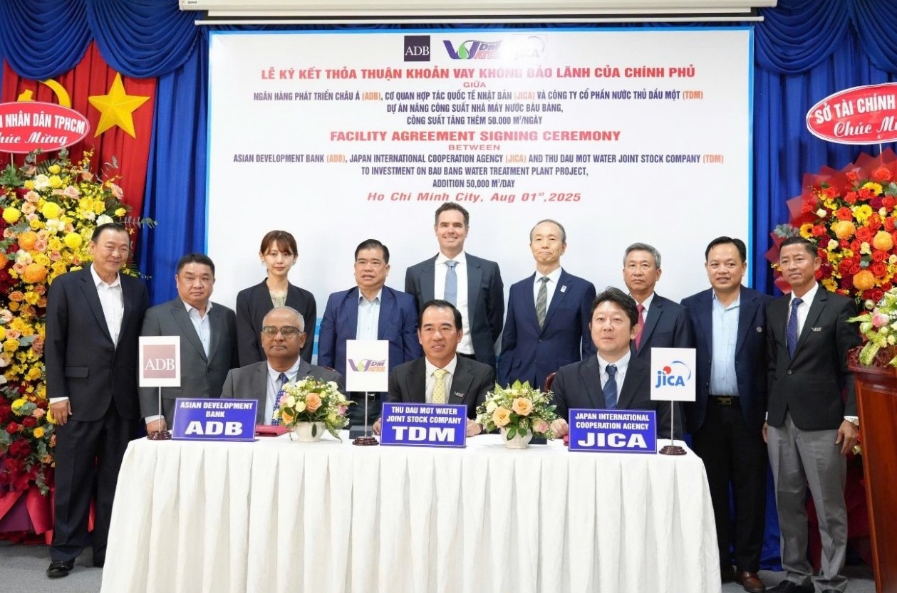 ADB cấp khoản vay 6 triệu USD cho dự án mở rộng nhà máy nước tại TP. Hồ Chí Minh
