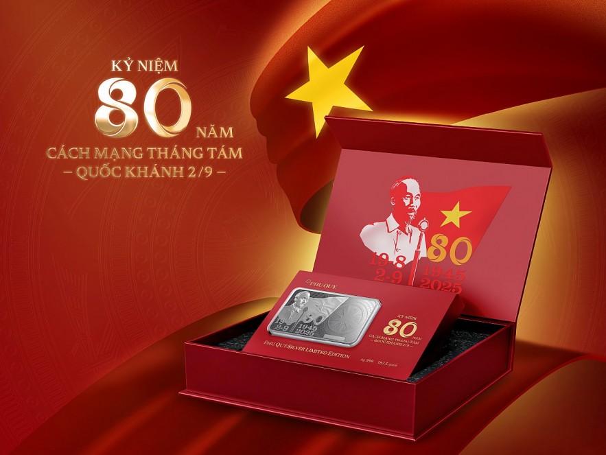 9.999 thỏi bạc kỷ niệm 80 năm Quốc khánh 2/9 của Phú Quý được bán hết trong 8 giờ