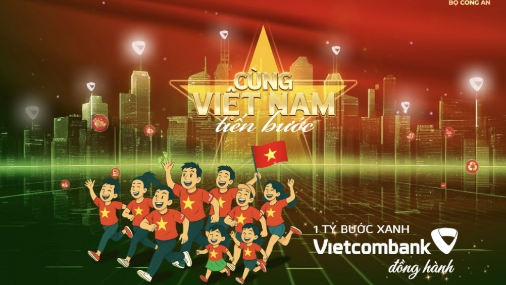 Vietcombank đồng hành cùng chương trình quốc gia “Cùng Việt Nam tiến bước - 1 tỷ bước chân tiến vào kỷ nguyên mới”
