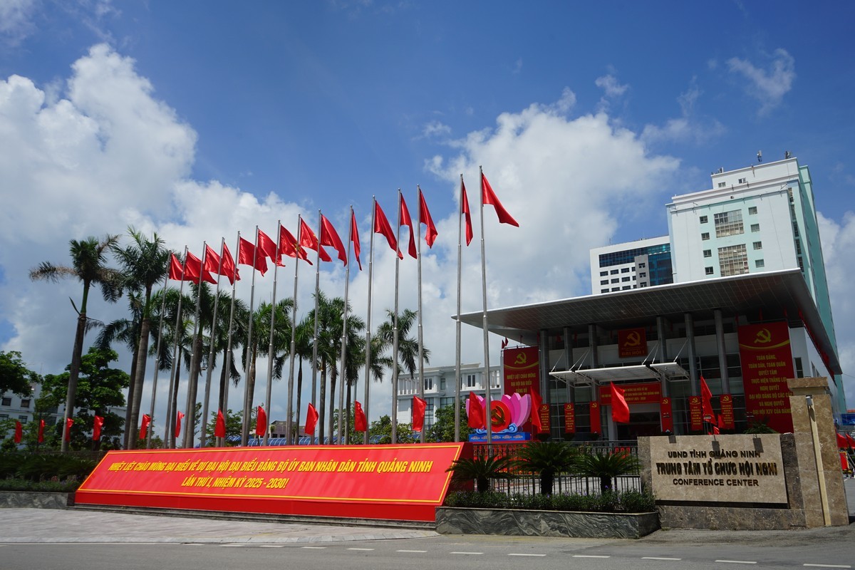 Trung tâm tổ chức Hội nghị tỉnh Quảng Ninh nơi tổ chức Đại hội Đảng bộ Ủy ban nhân dân tỉnh Quảng Ninh lần thứ I, nhiệm kỳ 2025-2030.
