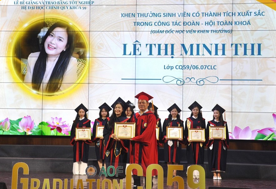 Hơn 72% sinh viên Khoa Thuế và Hải quan khóa 59 tốt nghiệp loại Giỏi và Xuất sắc Học viện Tài chính: Hơn 72% sinh viên Khoa Thuế và Hải quan khóa 59 tốt nghiệp loại Giỏi và Xuất sắc