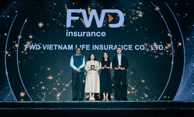 FWD Việt Nam tiếp tục khẳng định vị thế với loạt giải thưởng quốc tế về nhân sự