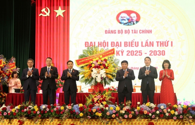 Khai mạc Đại hội Đảng bộ Bộ Tài chính lần thứ I, nhiệm kỳ 2025 - 2030
