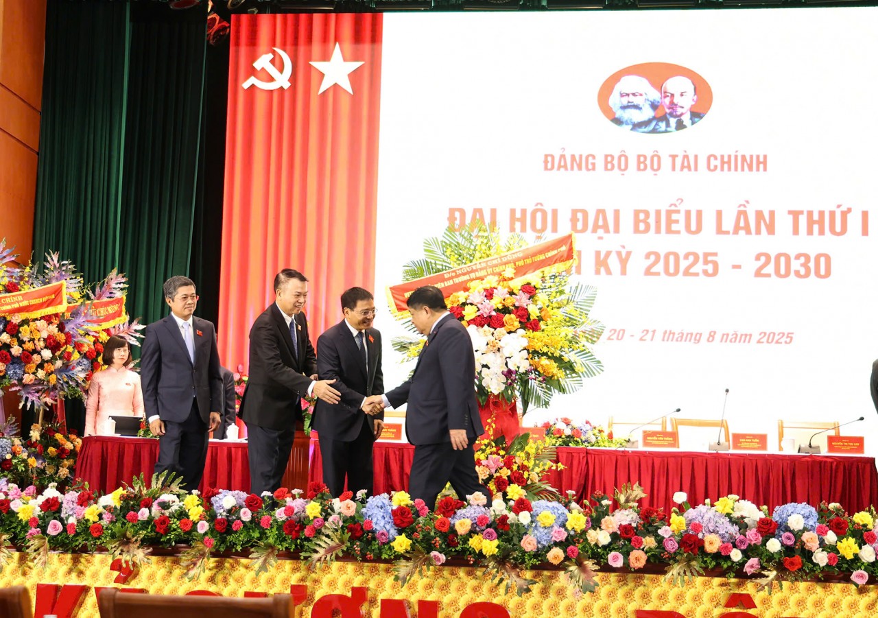 Đại hội đại biểu Đảng bộ Bộ Tài chính nhiệm kỳ 2025 - 2030: “Đoàn kết - Kỷ cương - Đột phá - Phát triển”