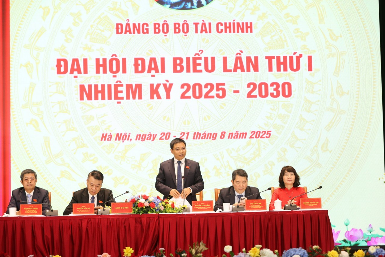 Đại hội Đại biểu Đảng bộ Bộ Tài chính bế mạc, thành công tốt đẹp