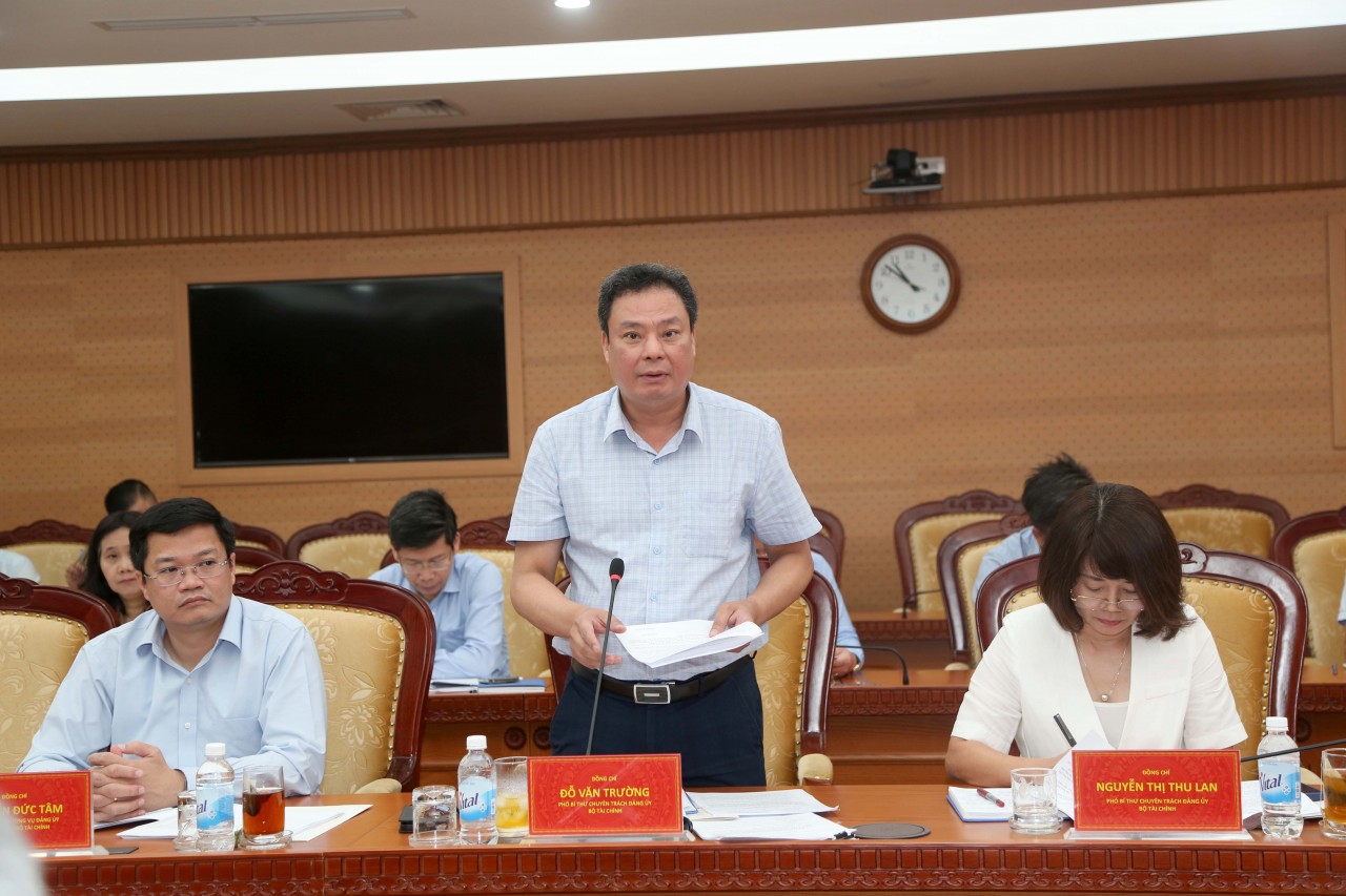 Hội nghị lần thứ Nhất, Ban Chấp hành Đảng bộ Bộ Tài chính, nhiệm kỳ 2025 -2030