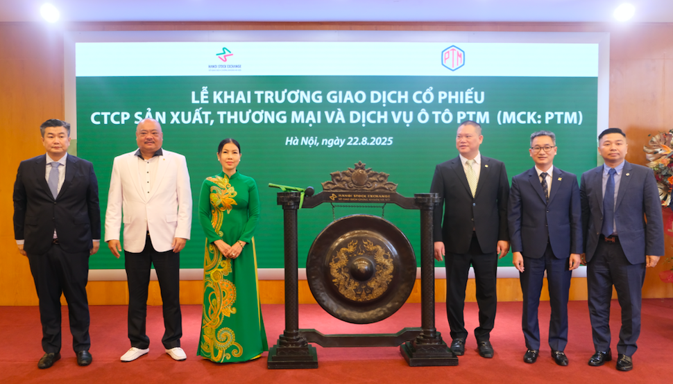 PTM chính thức giao dịch trên UPCoM, đặt mục tiêu chiếm 40% thị phần MG tại Việt Nam