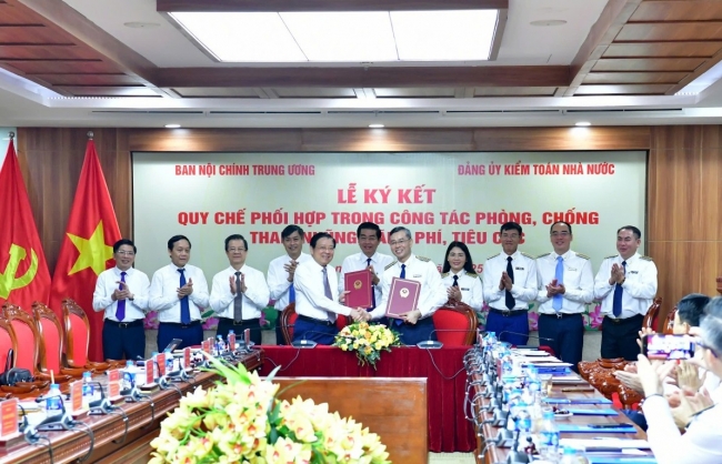 Ban Nội chính Trung ương và Kiểm toán Nhà nước ký Quy chế phối hợp mới về phòng, chống tham nhũng, tiêu cực