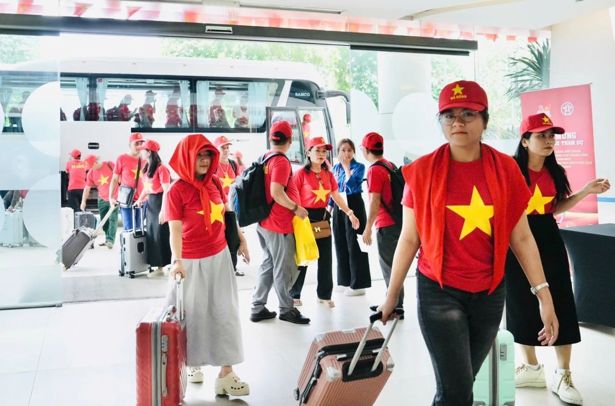 Đoàn đại biểu TP. Đà Nẵng gồm 282 người đã có mặt tại Hà Nội để tham dự Đại lễ A80 Đoàn đại biểu TP. Đà Nẵng gồm 282 người đã có mặt tại Hà Nội để tham dự Đại lễ A80