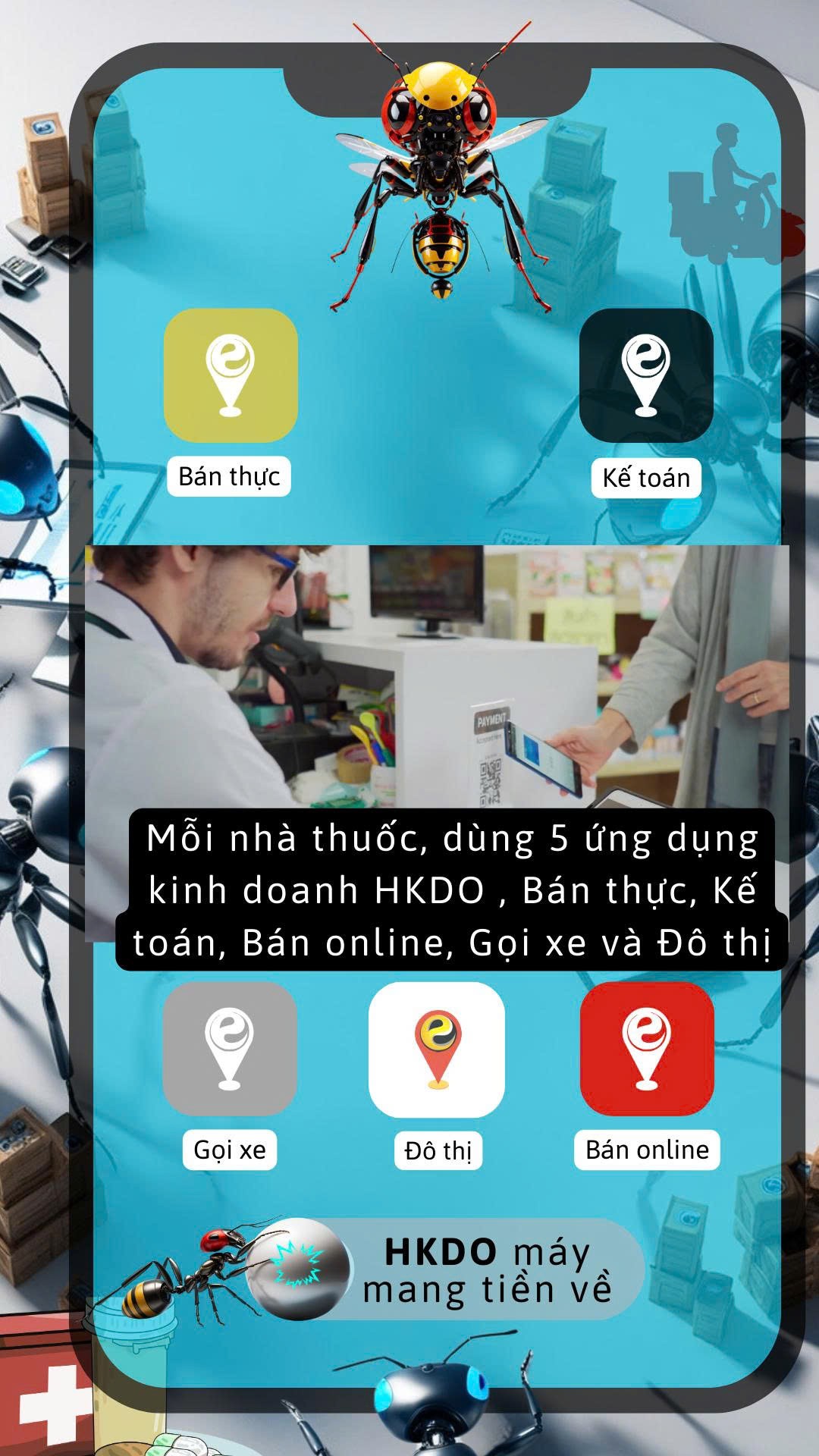 Chuỗi nhà thuốc HKDO: Liên minh số giúp nhà thuốc vượt qua “Cơn bão kép” Chuỗi nhà thuốc HKDO: Liên minh số giúp nhà thuốc vượt qua “Cơn bão kép”