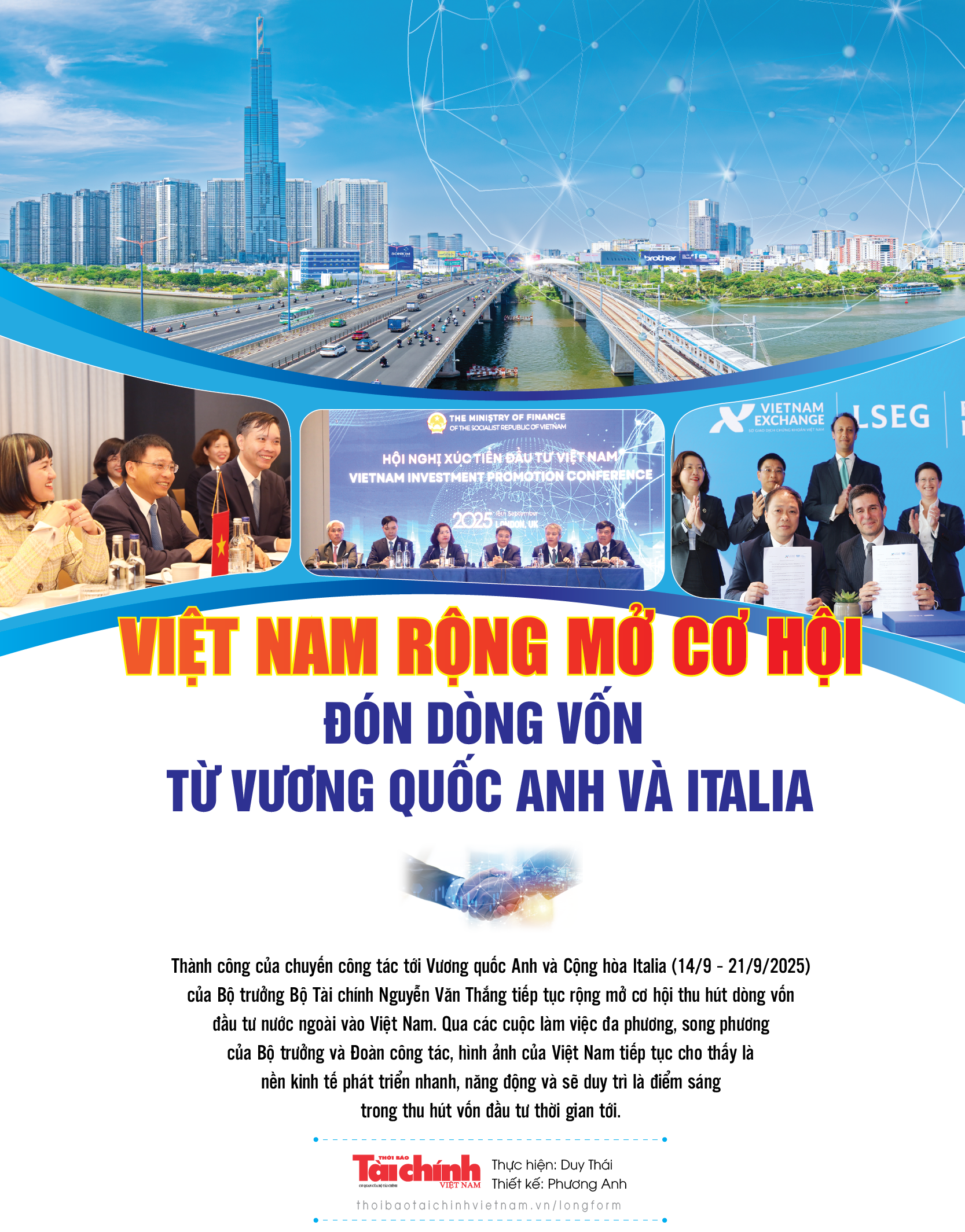 Việt Nam rộng mở cơ hội đón dòng vốn từ Vương quốc Anh và Italia Việt Nam rộng mở cơ hội đón dòng vốn từ Vương quốc Anh và Italia