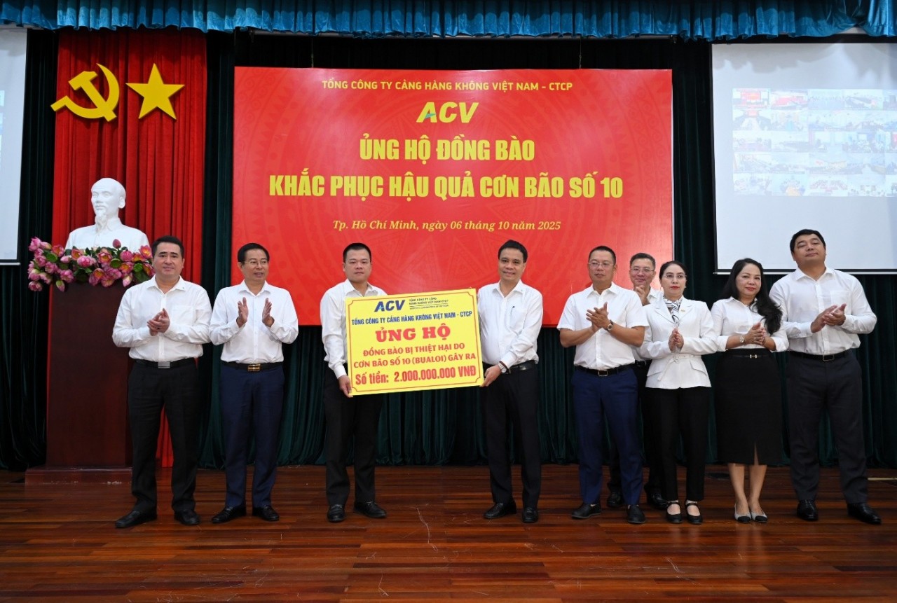 ACV phát động ủng hộ đồng bào bị thiệt hại do cơn bão số 10