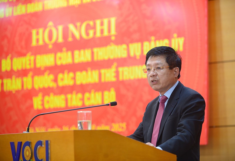 Thứ trưởng Bộ Tài chính Hồ Sỹ Hùng được điều động làm Bí thư Đảng uỷ VCCI | VCCI